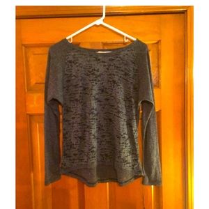 Black & Grey Long Sleeve Tee